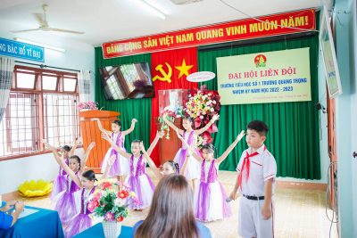 ĐẠI HỘI LIÊN ĐỘI “TRƯỜNG TH SỐ 1 TRƯƠNG QUANG TRỌNG “